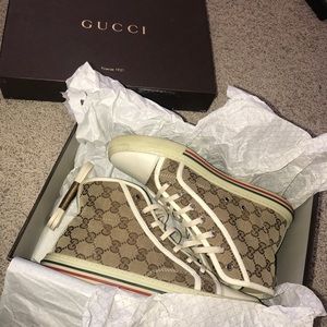 Gucci shoes (canvas and leather)